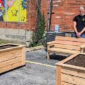 Eagle Scout made raised Gardens for Terrace Nursing Home